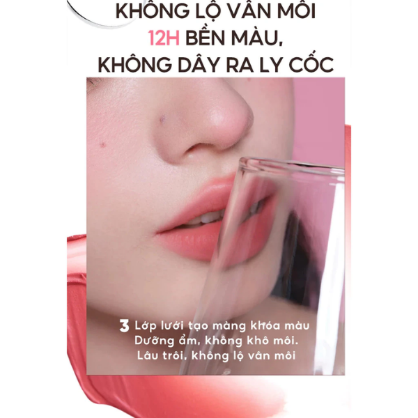 Son kem lì Judydoll đầu bông dặm matte lip cream 1.8g