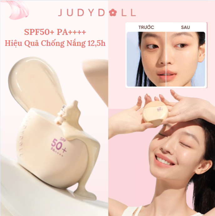 Kem Dưỡng Chống Nắng JUDYDOLL Sun Defense Tinted Moisturizer Mỏng Nhẹ SPF50+ PA++++