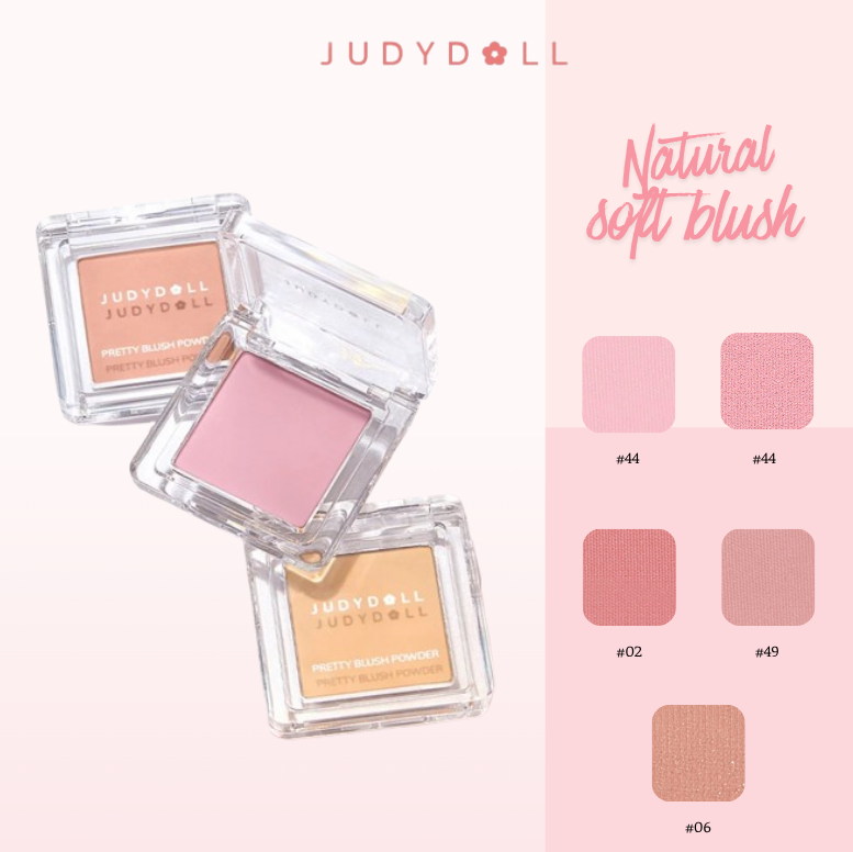 Phấn Má Hồng Judydoll Pretty Blush Powder Chất Mịn Tự Nhiên Đa Dạng Màu Hot