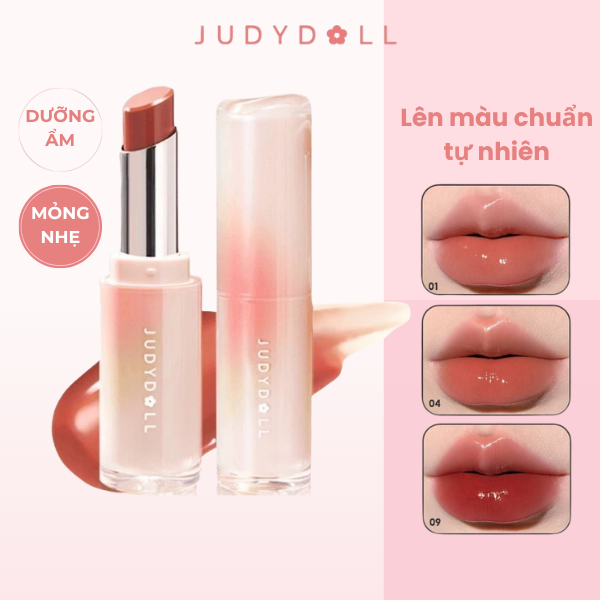 Son Dưỡng Có Màu Judydoll Watery Glow Lipstick – Mềm Môi, Bóng Nhẹ, Lên Màu Tự Nhiên